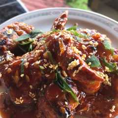 Spicy Korean Chicken রেসিপির প্রধান ছবি