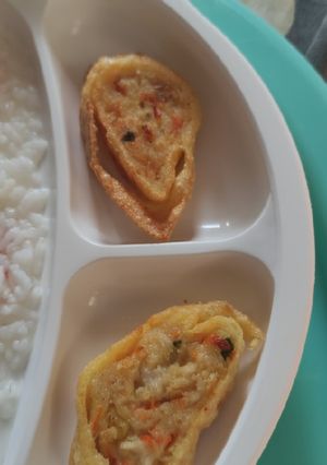 Foto resep Mpasi chicken egg roll