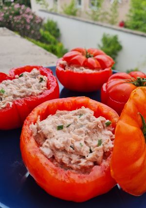 Une photo de Tomates farcies au thon
