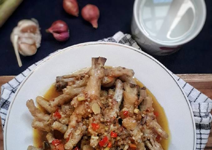 Resep Ceker Masak Betutu, Lezat Sekali