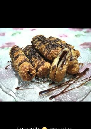 Foto resep Roti Goreng Nutella Enak