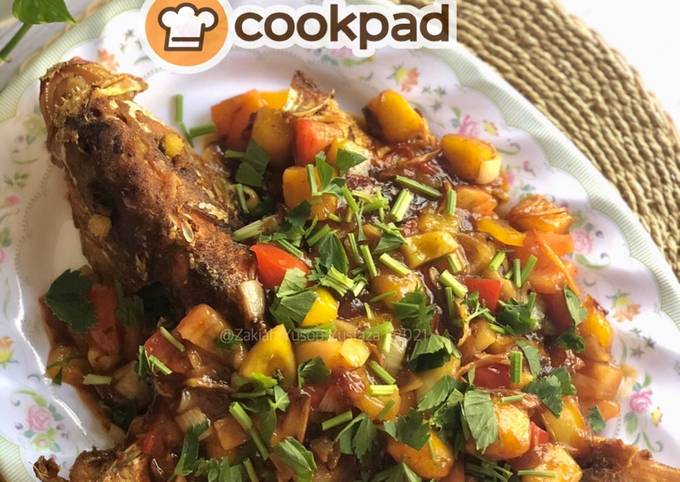 Resipi Sweet And Sour Red Snapper Fish Oleh Dapur Yusfarisyia Cookpad