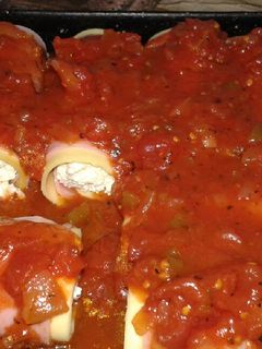 Una foto de Canelones de ricota SIN MASA: ¡rápido y rico!