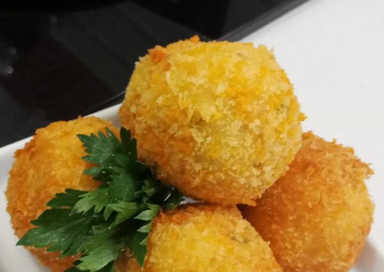 Bola Kentang Keju alias Perkedel