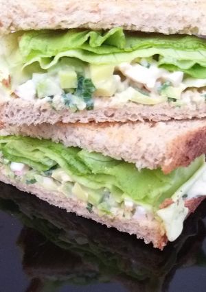 O poză a rețetei Salata de ouă 🥚cu avocado🥑.