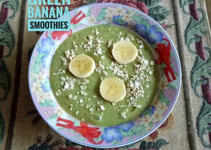 Resep Green Banana Smoothies Anti Gagal