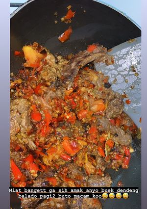 Foto resep Dendeng balado padang