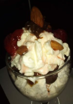 Una foto de Postre en copas, dulce tentación