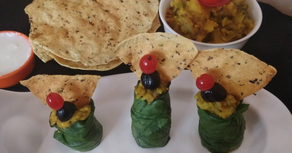Khichadi palak roll Recipe by Sushma Manoj Kumar Cookpad
