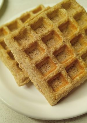 Una foto de Waffles de Avena