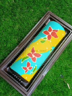 Foto resep Batik Roll Cake Kukus