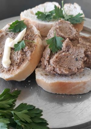 Una foto de Paté de hígado de ternera