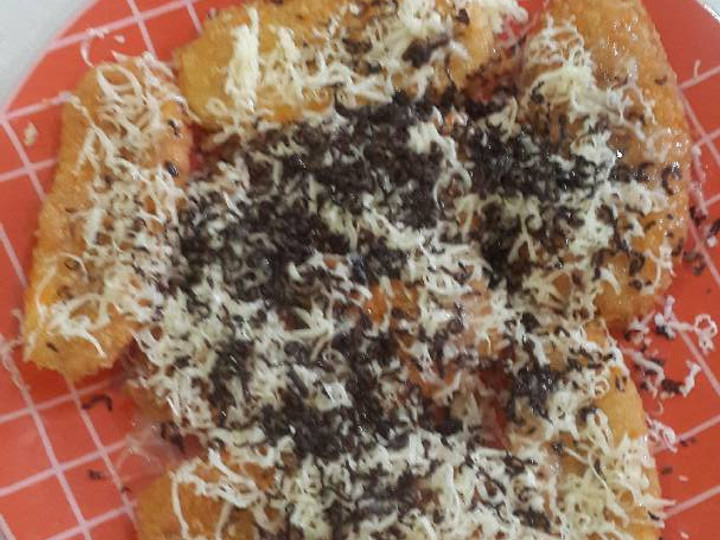 Wajib coba! Bagaimana cara memasak Pisang goreng krispi cokelat keju susu dijamin gurih