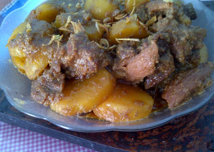 Lapis daging feat kentang ala mbah putri #kitaberbagi