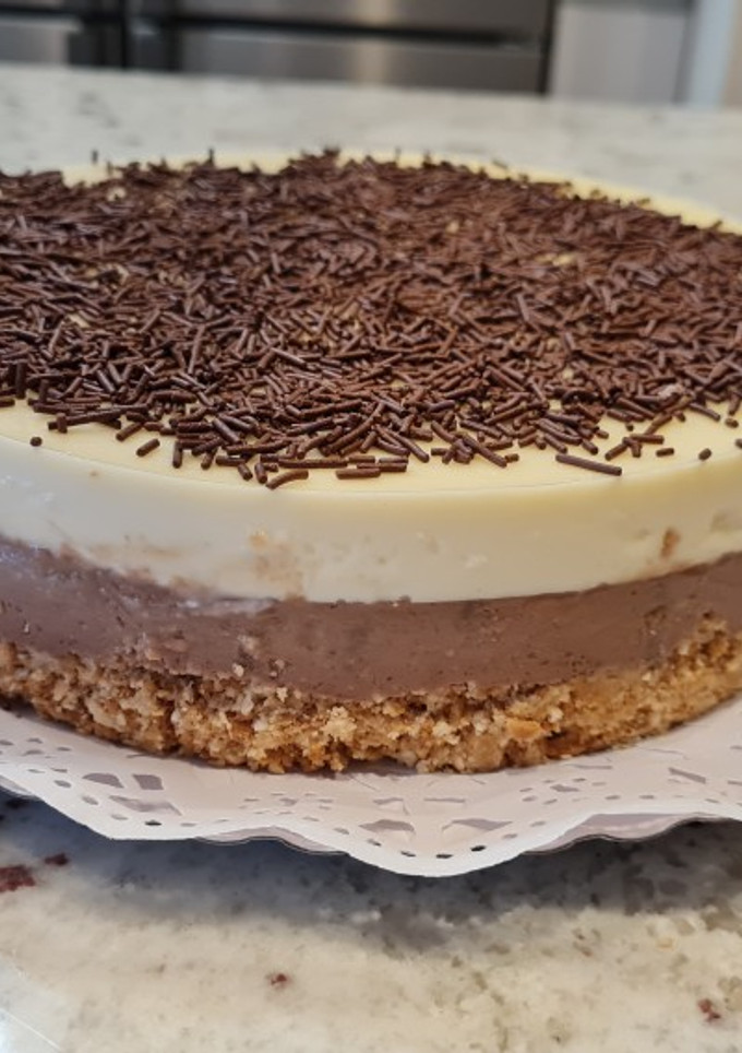Una foto de Tarta dos chocolates