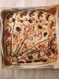 Garlic Focaccia Garden Bread