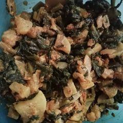 A picture of Mooli bhujia.