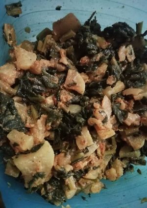 A picture of Mooli bhujia.