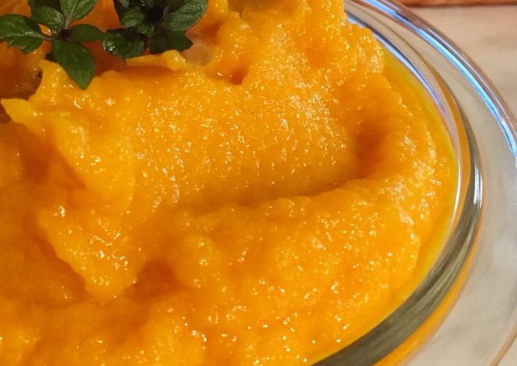Purè di carote vegano