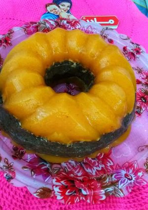 عکسی از دستور دسر یخچالی دو رنگ (به مناسبت کارآفرین شدنم😍🌷🌹🌸)