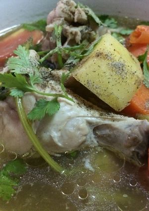 รูปของ ซุปมันฝรั่งน่องไก่