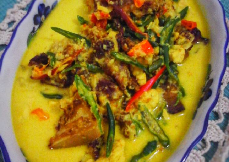 Resep Pari Asap Kuah Kuning Lezat