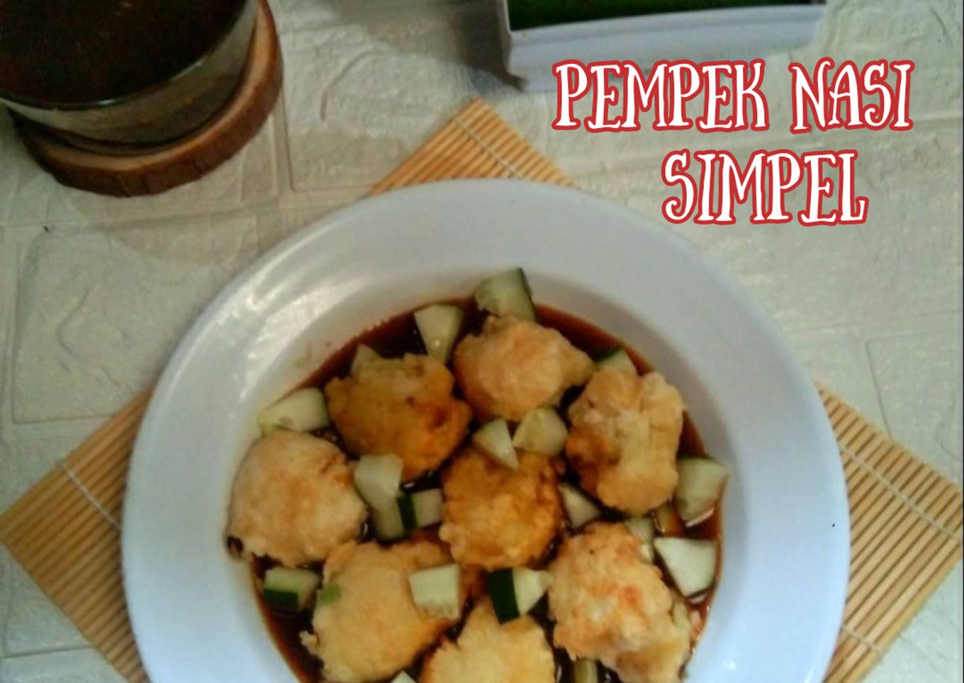 Pempek nasi simpel