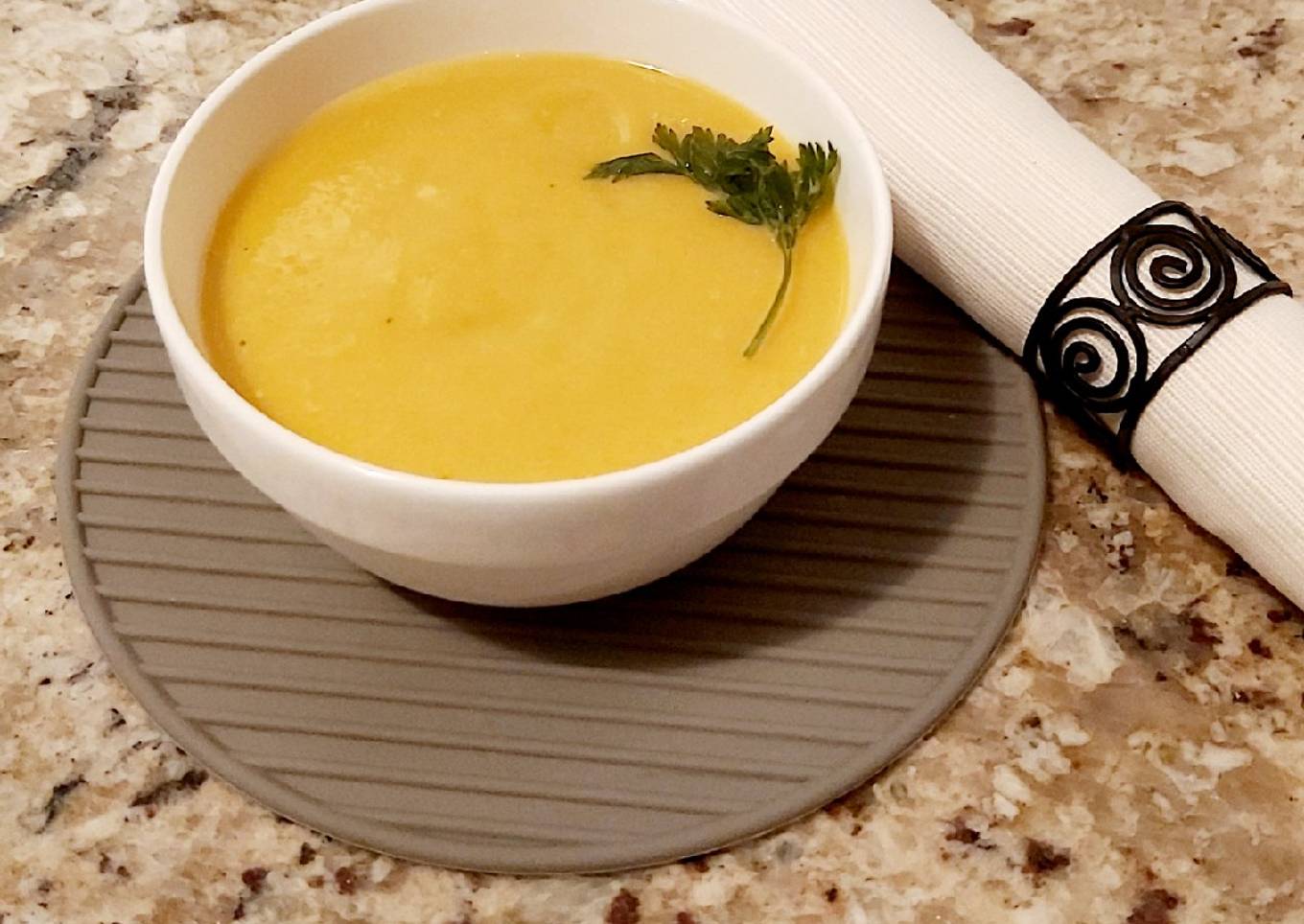 Crema de auyama o calabaza