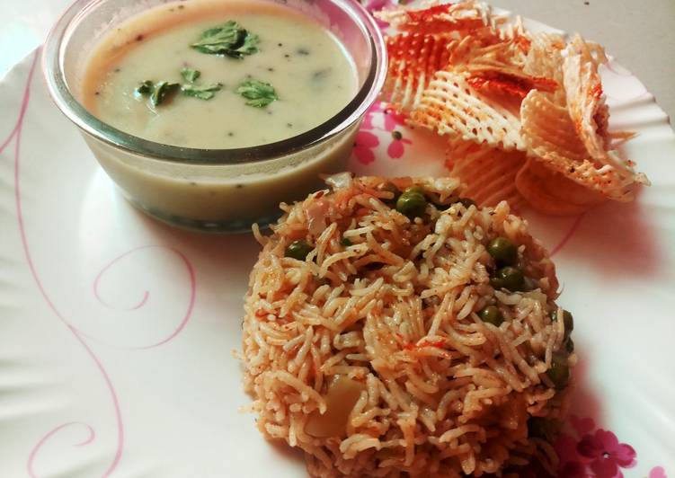 Recipe of Ultimate Kadi and matar pulao