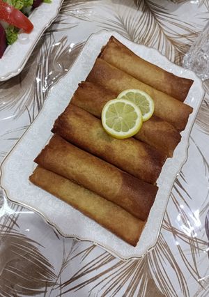 صورة لوصفة بوراك بالبطاطا و البصل