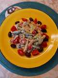 Nudelsalat mit Tzatziki