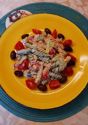 Nudelsalat mit Tzatziki Rezepthauptbild