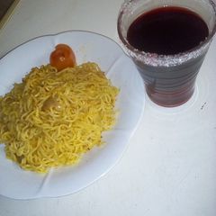 Indomie and sobo A picture of Indomie and sobo.