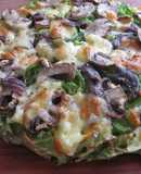 Pizza Inspired Oven-baked Okonomiyaki