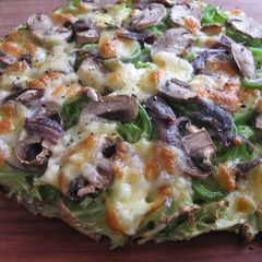 A picture of Pizza Inspired Oven-baked Okonomiyaki.