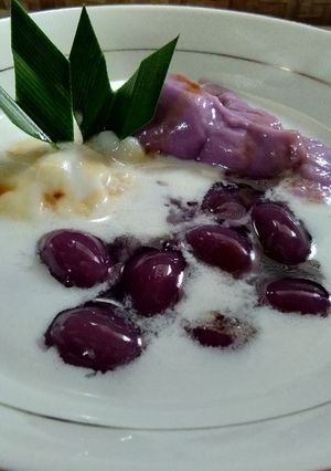 Foto resep 65. Bubur Sumsum Candil Ubi Ungu