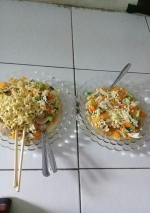 Foto resep Mie kuah plus pete