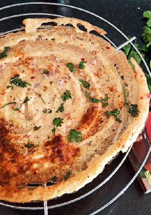 A picture of Adai dosa.