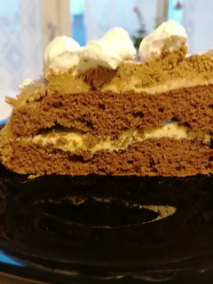 Fekete-fehér torta recept fotója