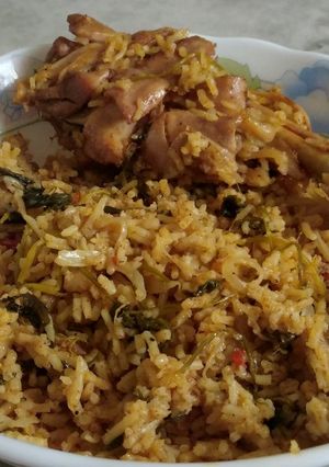 A picture of Ramzan special biriyani.