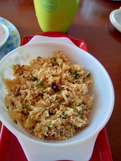 A picture of Makhana Dum pulao.