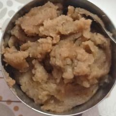 A picture of Wheat flour halwa.