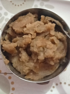 A picture of Wheat flour halwa.