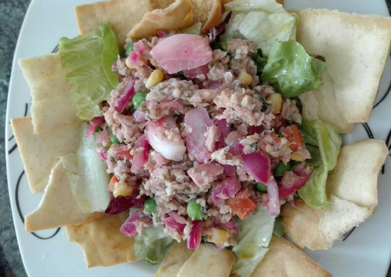 Atún con tabulé
