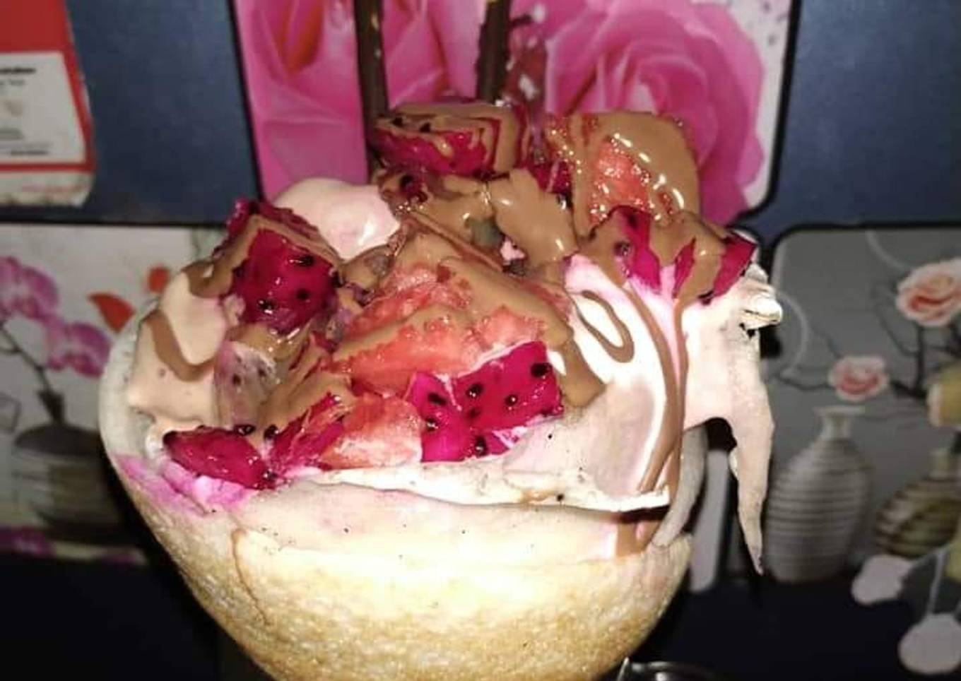 Resepi Crispy crepe ice cream with fruits😋 #KCHUP yang Boleh Manjain Lidah dan Simpel