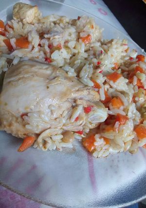 Una foto de Risotto de pollo fácil ❤