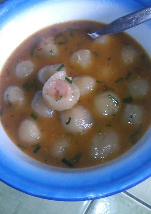 Foto resep Cilok isi berkuah simple