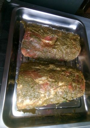 Una foto de Costillar de cerdo a la chimichurri estilo Edgar