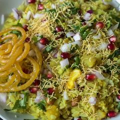 A picture of Indori Poha.