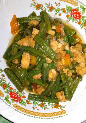 Foto resep Tumis kacang panjang